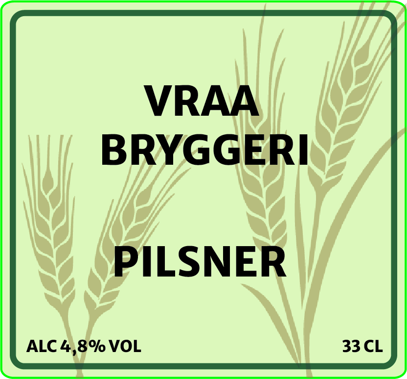 Pilsner fra Vraa Bryggeri