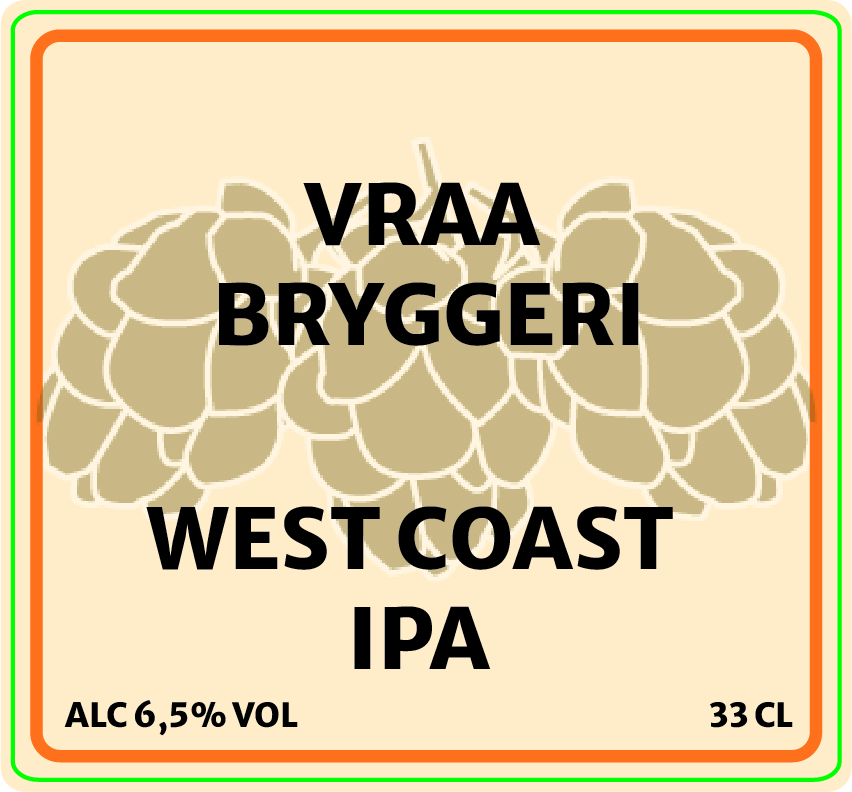 West Coast IPA fra Vraa Bryggeri