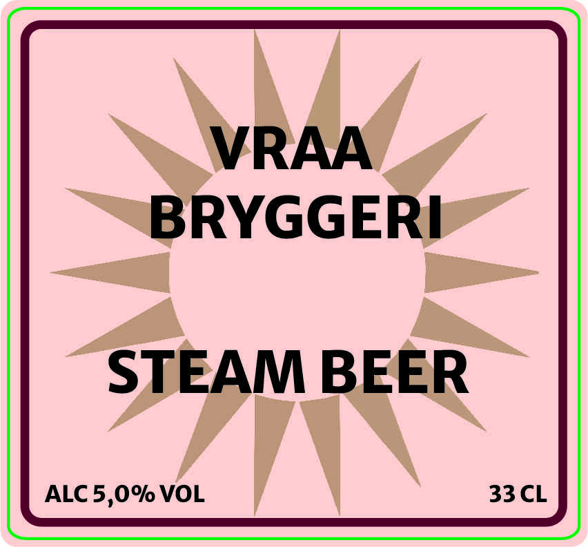 Steam Beer fra Vraa Bryggeri